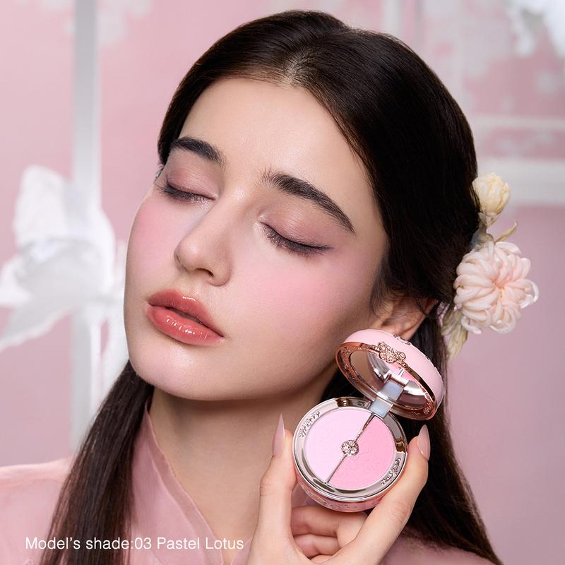 Flower Knows Butterfly Cloud Collar Collection Rouge Box Highlighting & Blush Duo Powder