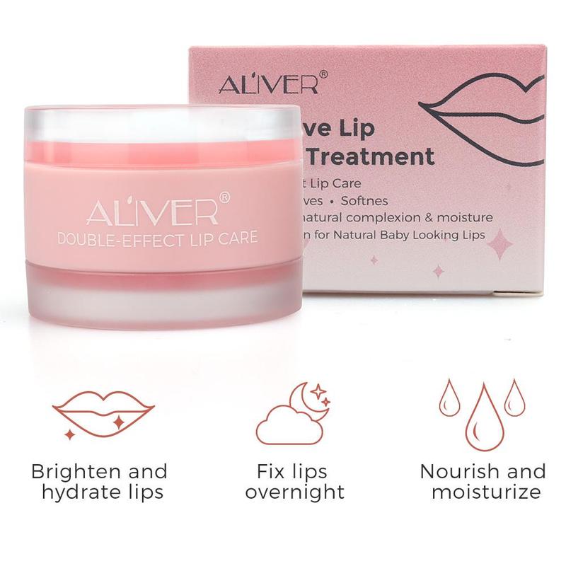 Strawberry Lip Mask, Moisturizing Lip Mask, Hydrating Lip Balm, Lip Care Product for Women & Girls, Natural Lip Color, Daily Lip Care Product