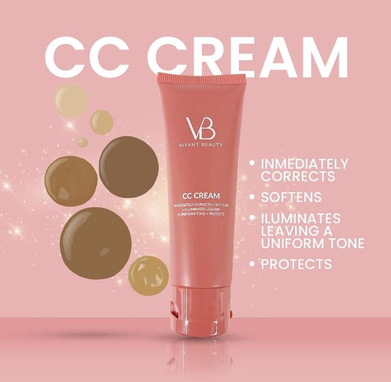 CC Cream: The ultimate beauty multitasker. Infused with Hyaluronic Acid, Vitamin E, and SPF Blemish Flawless