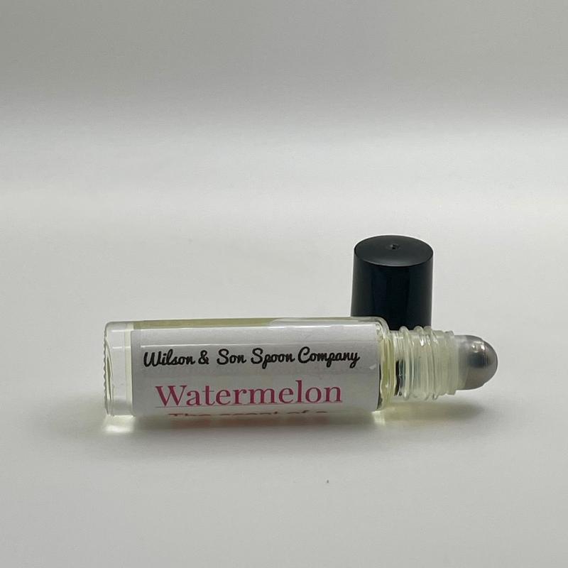 Watermelon roll-on body oil 10 ml bottle