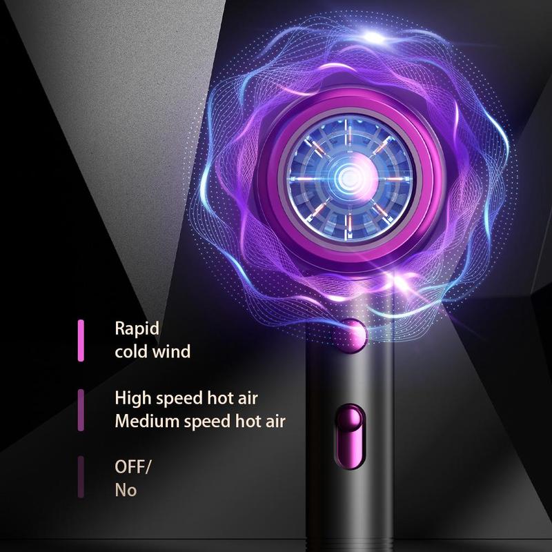 Powerful Ionic Haircare Hair Dryer Kit (1 Set), Including Hair Dryer & Concentrator & Hair Dryer Diffuser & 3 Comb & Hanging Rack & Manual, Cherry Blossom Dyson, Christmas, Fall Gift, Winter Gift, Short Curly Hairstyles, Christmas Gift