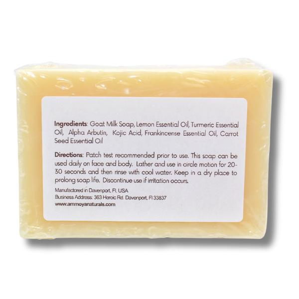 Alpha Arbutin, Kojic and Turmeric Soap, Face and Body Daily Skincare