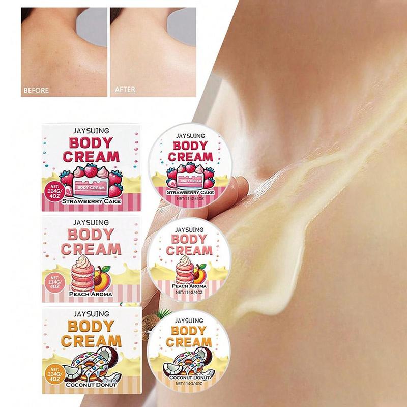 Strawberry Cake Body Cream, 1 Count Moisturizing Body Lotion, Hydrating Body Care Cream, Refreshing Body Care Product for Women & Men