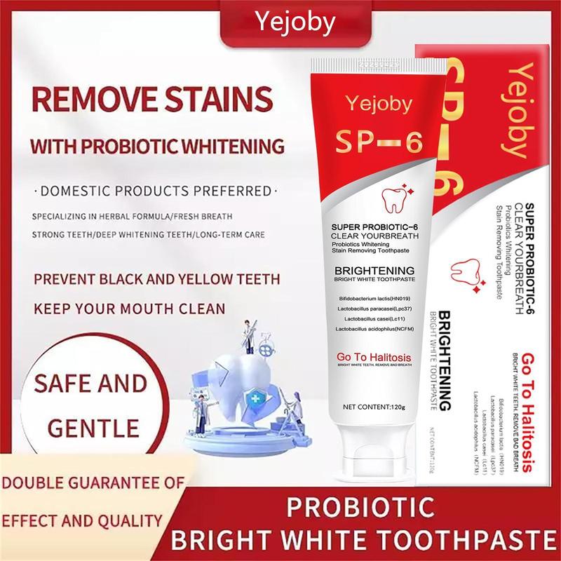 [+5$Get 2Pcs] Sp-6 Brighten Toothpaste,Probiotics Bright Toothpaste,Sp 6 Toothpaste,Brighten Toothpaste Sp-6,Sp-6 Probiotics Brighten Toothpaste,Fresh Breath