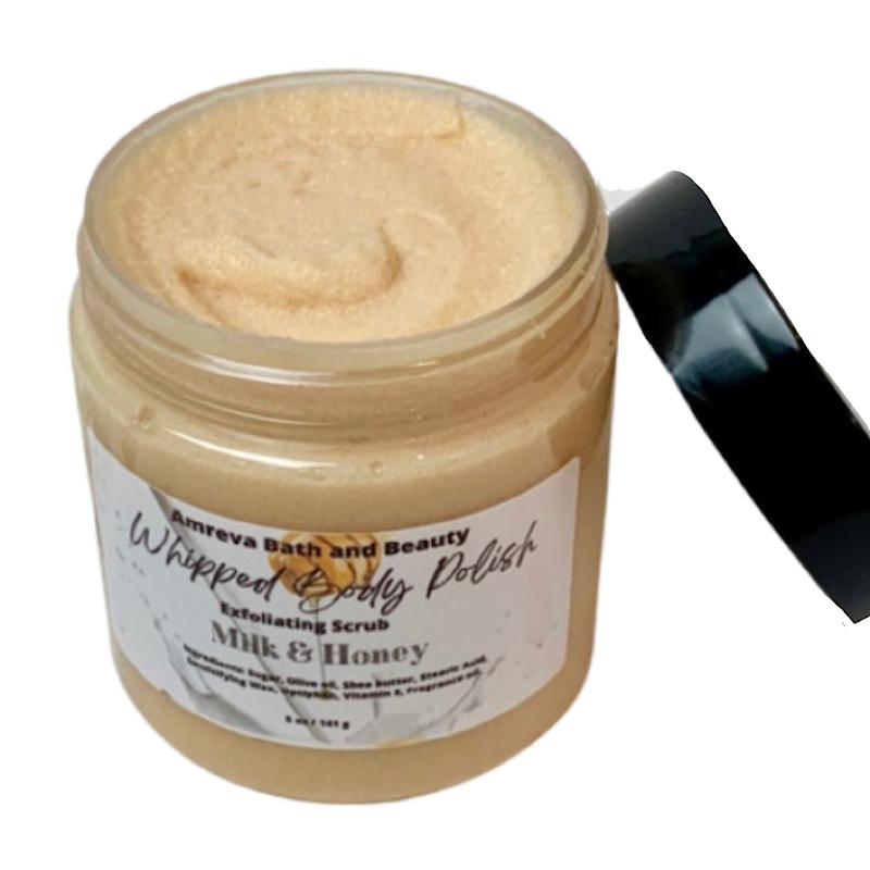 Whipped Sugar Body Scrub | Body Exfoliating Polish | Exfoliant | Skin Exfoliator