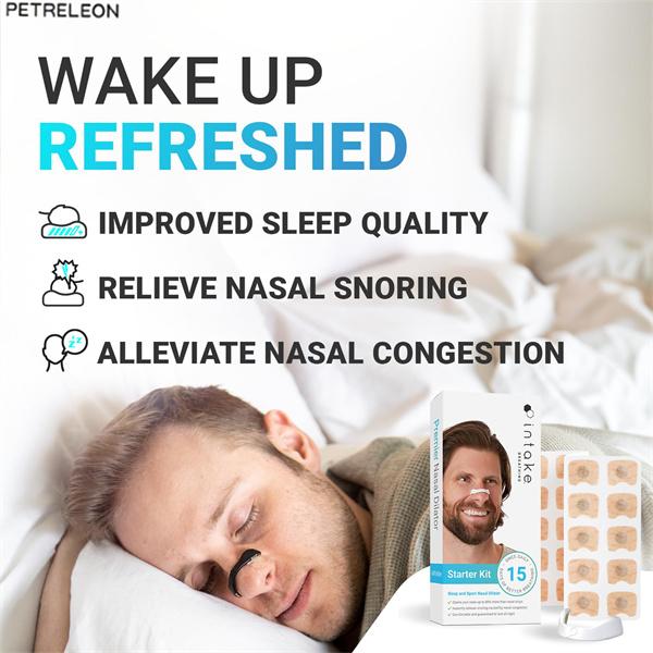 SZ-Hot Selling-Intake Breathing Nasal Strip Starter Kit,Boost Oxygen Intake, Reduce Snoring, Improve Sleep Quality,safe and effective - Intake Nasal Dilators can be combined with other sleeping aids like nasal sprays