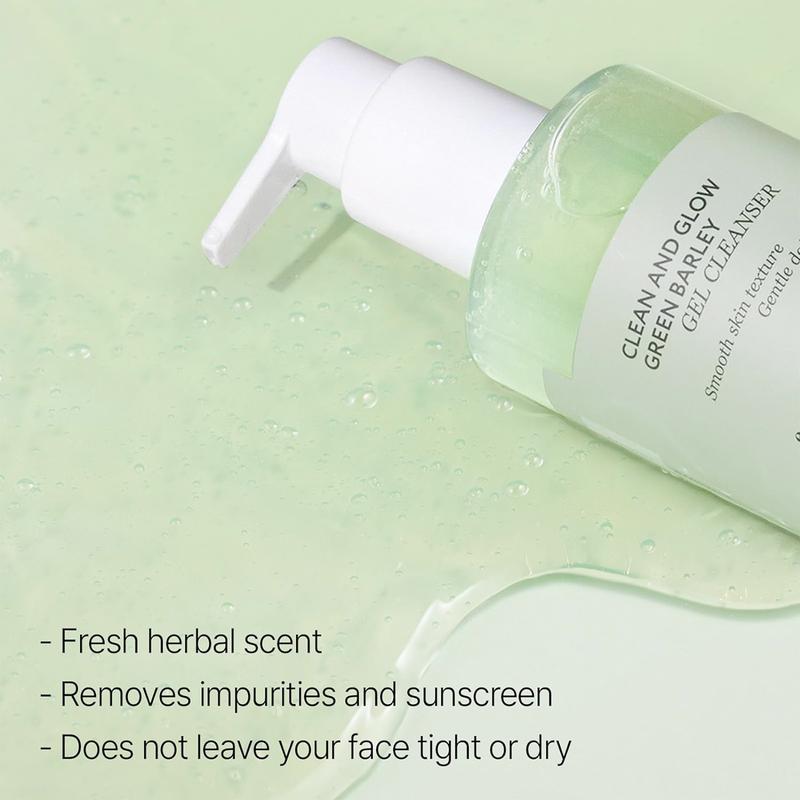 Veganifect - Clean and Glow Green Barley Gel Cleanser 205ml