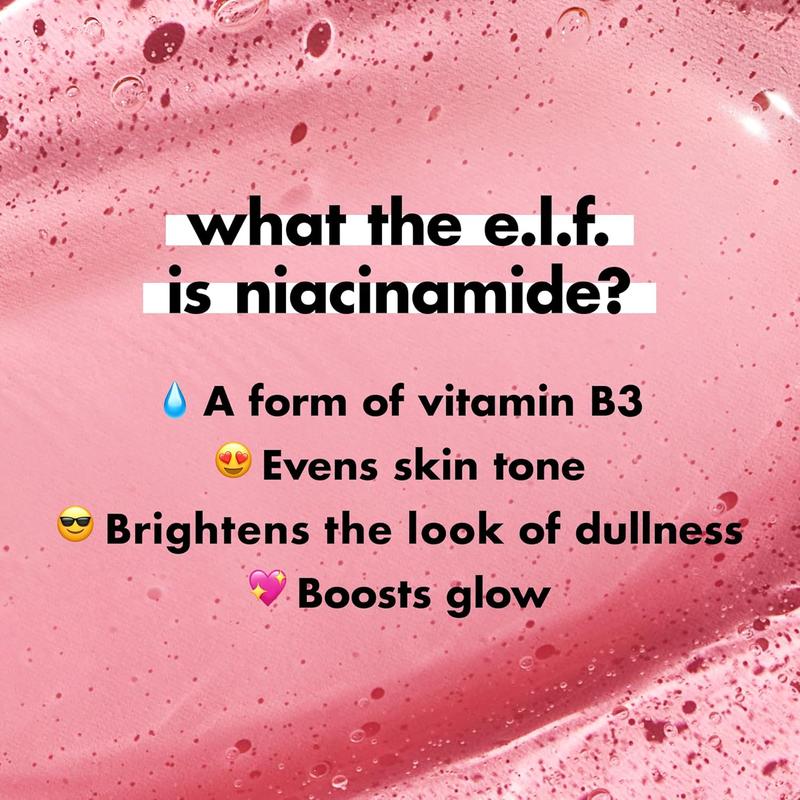 e.l.f. Power Grip Primer + 4% Niacinamide, Gel-Based & Hydrating Face Primer, Evens Skin & Brightens, Grips Makeup, Vegan & Cruelty-Free, 0.8 Fl Oz