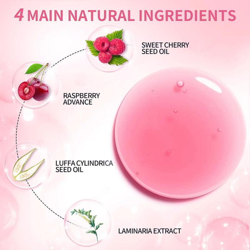 Hydrating Lip Glow Oil, Moisturizing Lip Glow Oil, Nourishing Glossy Transparent Lip Oil, Plumping Lip Oil, Lip Balm, Non-sticky Tinted Toot Lip Balm for Lip Care (CHERRY) 0.2 OZ