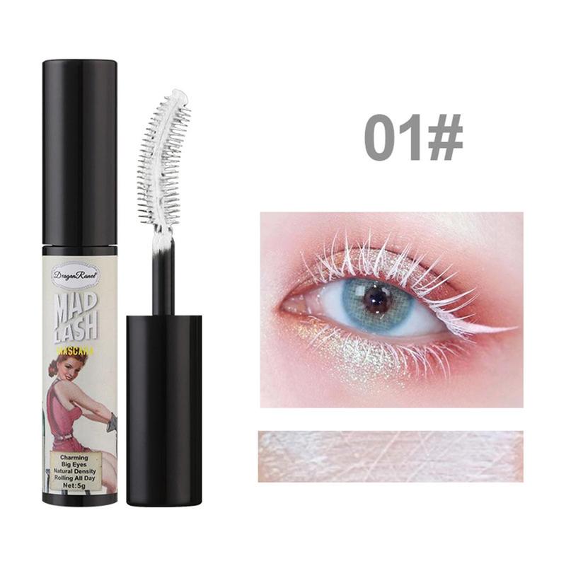 Colored Waterproof Long-lasting Mascara, 1 Count Eye Lashes Lengthening Styling Mascara Stick, Christmas Gift