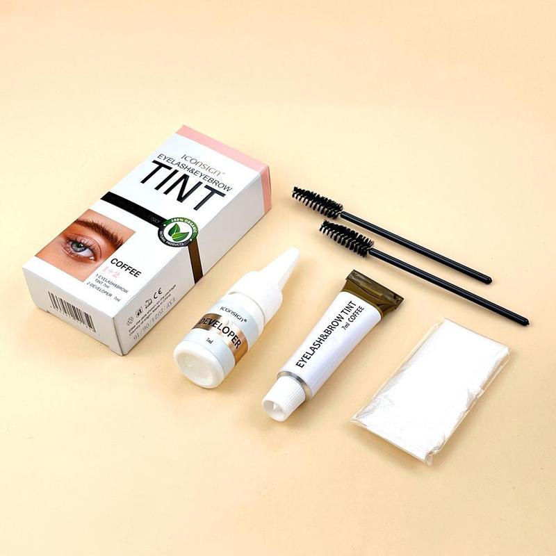 Eyebrow Tinting Kit, Waterproof Eyebrow Pomade with Brush, Long Lasting Eyebrow Tinted Cream, Eye Brow Makeup Kit, Cosmetic Beauty Supplies for Women, Christmas Gift