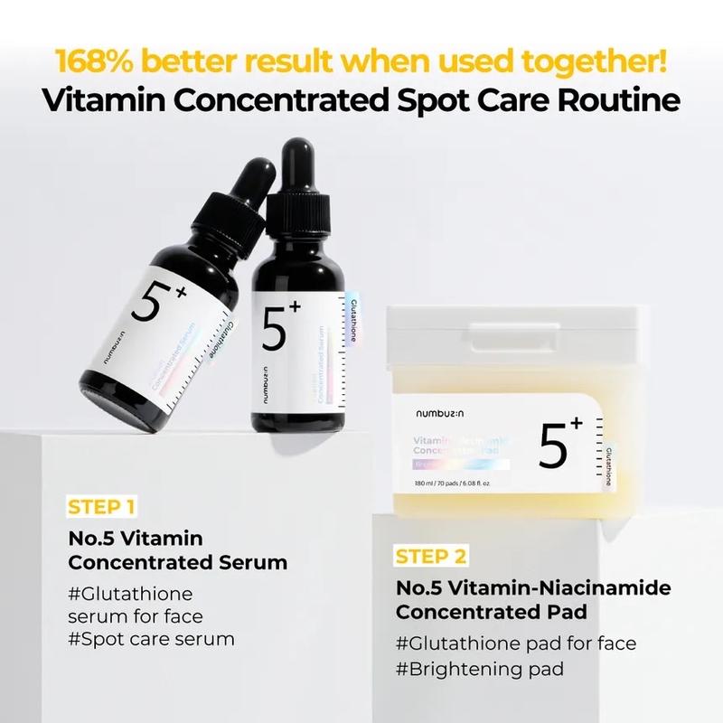 [NUMBUZIN] NO.5 VITAMIN CONCENTRATED BUNDLE (SERUM + TONER PAD)