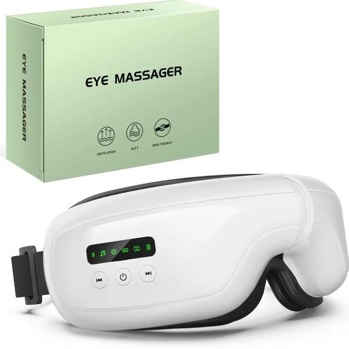 Gifts set Portable Massager Eye Massage Machine with Heating Function Bluetooth-compatible Music Eye Care Product for Relaxation Christmas Comfort