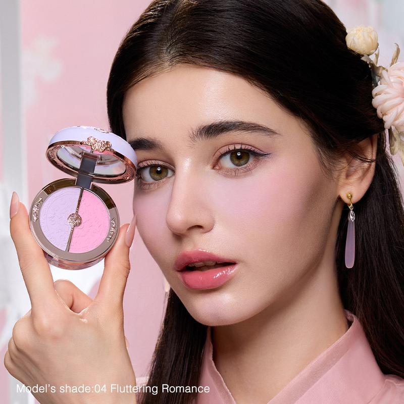 Flower Knows Butterfly Cloud Collar Collection Rouge Box Highlighting & Blush Duo Powder