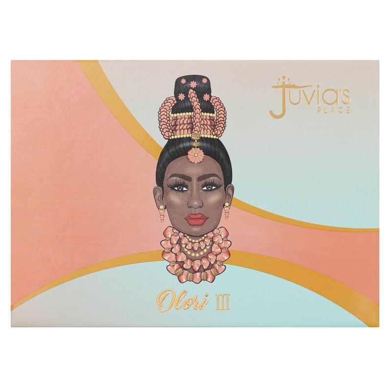 Juvia's Place Olori 3 - Coral, Brown, Bronze, Shades of 6, Professional Eye Makeup, Pigmented Eyeshadow Palette for Eye Color & Shine, Cosmetics