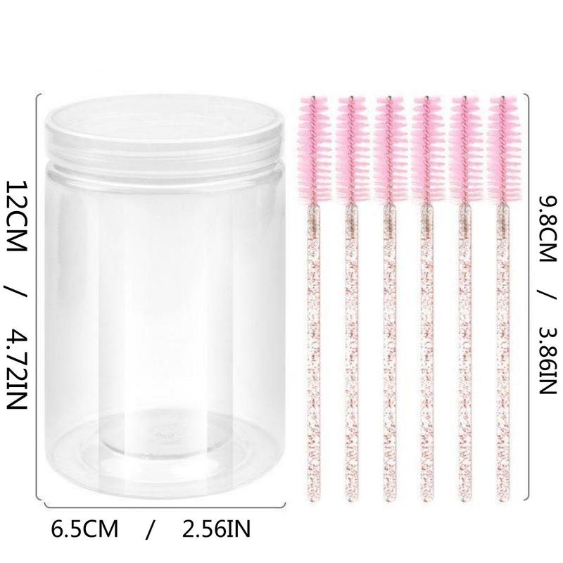 Disposable Crystal Cosmetic Mascara Brush, 100pcs set Disposable Eyelash Brushes, Colored Eyelash Brushes, Cosmetic Brush, Professional Makeup Tools for Women