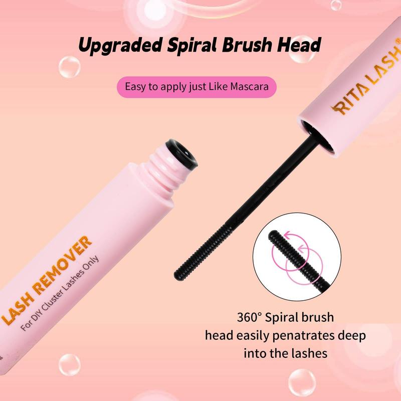 5ml Comfort Eyelash Glue Remover with Spiral Brush Head, Music Festival Makeup Essentials, Cosmetic Eye Lash Glue Remover Product, Eye Makeup, Makeup Products, Christmas Gift