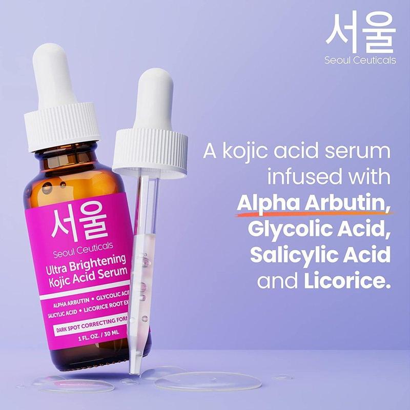 Ultra Brightening Kojic Acid Serum Skincare Arbutin Korean Salicylic Salicylic Acid Skin Repair Comfort