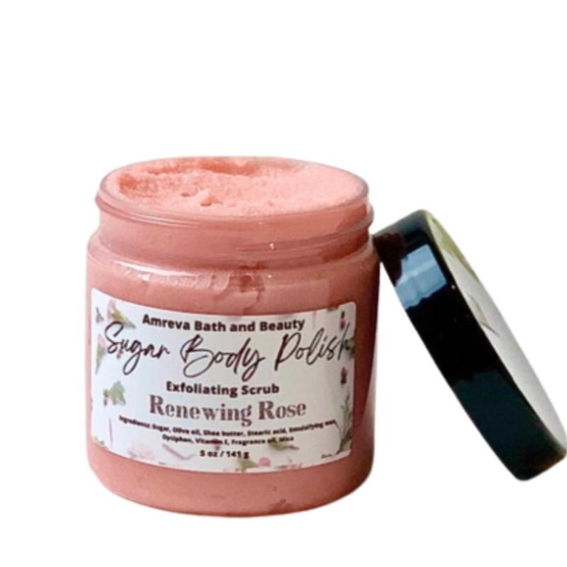 Whipped Sugar Body Scrub | Body Exfoliating Polish | Exfoliant | Skin Exfoliator