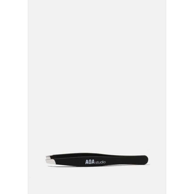 AOA Precision Slant Tweezer - Black