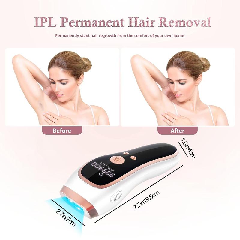 Professional IPL Laser Hair Removal Instrument, 1 Count Handheld Laser Removal Machine, Electric Epilator Hair Removal, Epilator Hair, At-home Use Hair Removal Tool for Women & Men