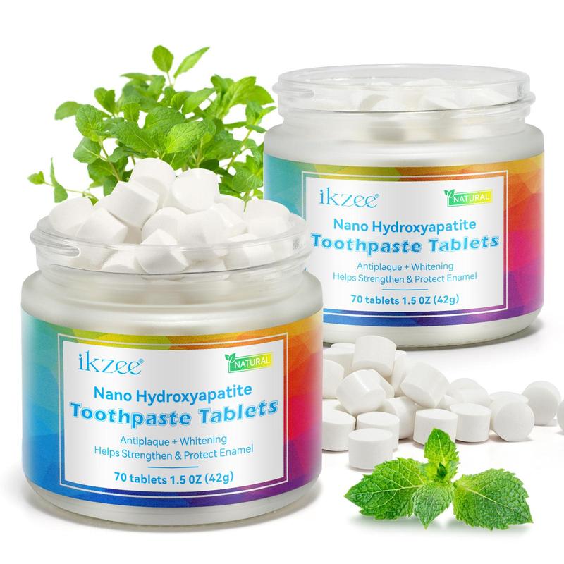 Nano Hydroxyapatite Toothpaste Tablets, Convenient and Effective Alternative To Traditional Toothpaste, Fresh Breath Toothpaste