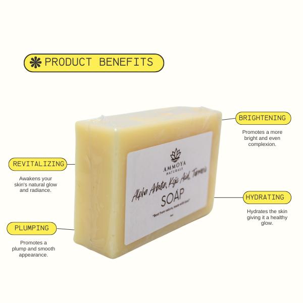 Alpha Arbutin, Kojic and Turmeric Soap, Face and Body Daily Skincare