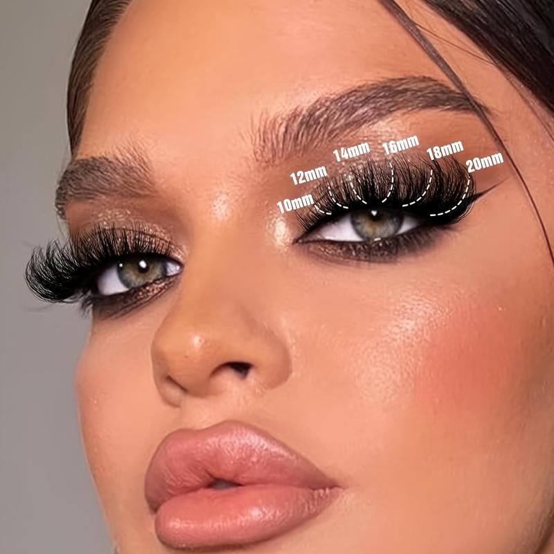 Christmas 10-20mm Mixed Individual Cosmetic False Lashes Clusters, 240pcs 234pcs 300pcs 308pcs Fluffy Curly Thick Fake Eyelashes, Lightweight Makeup Enhancement Lashes Clusters Kit, Lashes Strips Eyelashes Extension Clusters, Fall, Meatball in Makeup