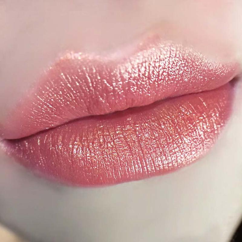 Long Lasting Shimmer Lipstick, 1 Count Moisturizing Lipstick, Glossy Lip Glaze Stick, Plumping Lipstick, for All Occasions Lip Makeup, Christmas Gift