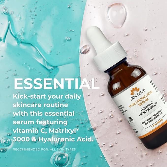 Hyaluronic acid with Vitamin C Serum  | All Skin Types Skincare Skin Repair Comfort