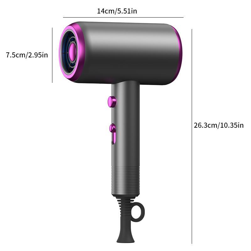 Powerful Ionic Haircare Hair Dryer Kit (1 Set), Including Hair Dryer & Concentrator & Hair Dryer Diffuser & 3 Comb & Hanging Rack & Manual, Cherry Blossom Dyson, Christmas, Fall Gift, Winter Gift, Short Curly Hairstyles, Christmas Gift