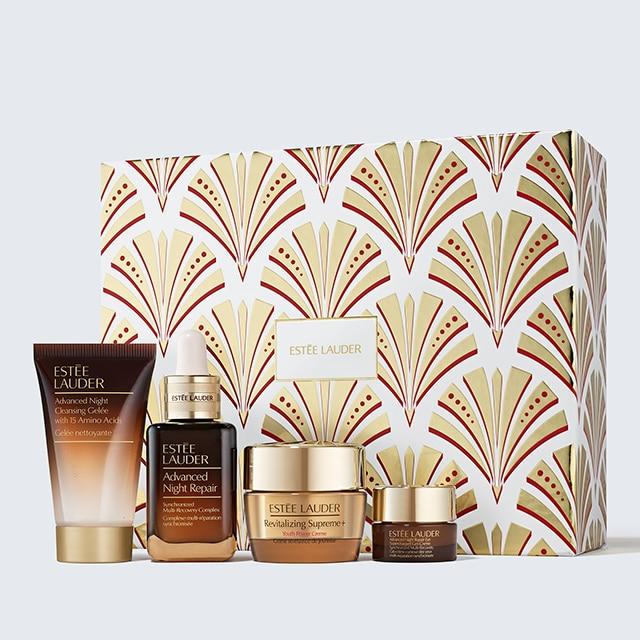 Advanced Night Repair Serum Holiday Skincare Set The Lift + Glow Routine