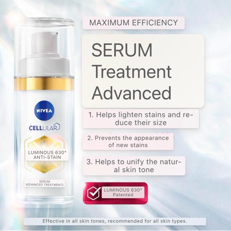 NIVEA LUMINOUS630 SERUM FACIAL 30ML   NIVEA LUMINOUS630 FACIAL SERUM  30 ML (Gold Cap ) dark spot