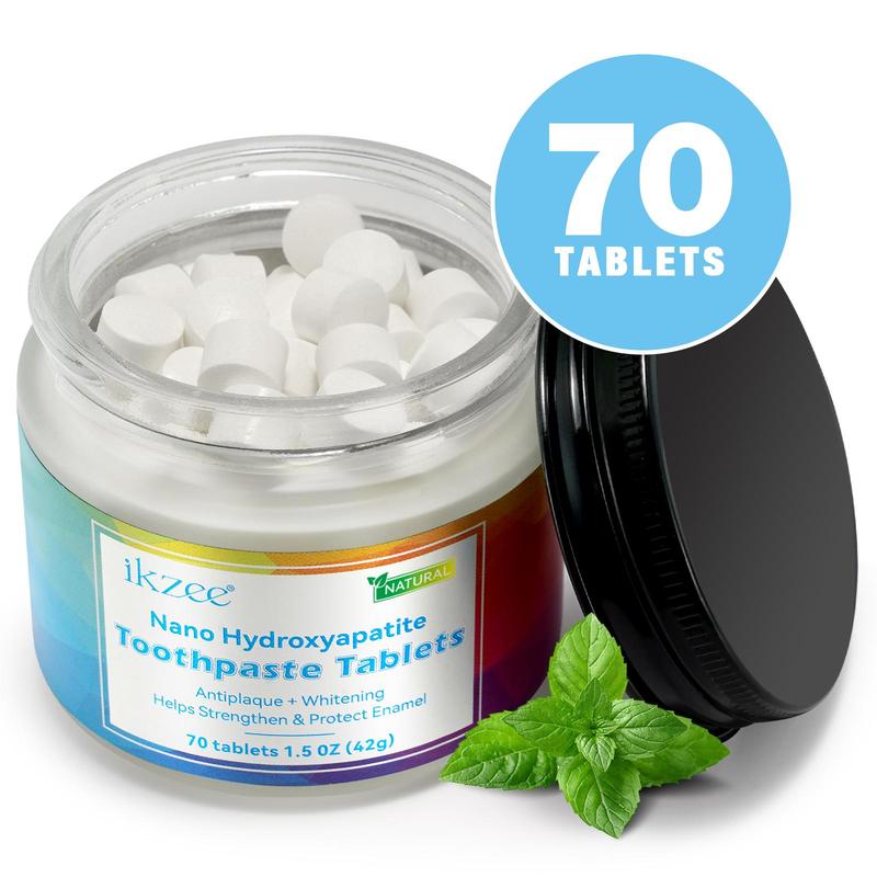 Nano Hydroxyapatite Toothpaste Tablets, Convenient and Effective Alternative To Traditional Toothpaste, Fresh Breath Toothpaste