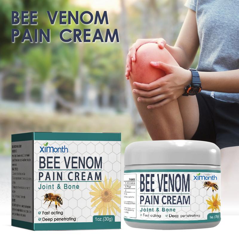 Bee Venom Joint Cream for Hand, Bone, Knee, Lumbar Spine Pain Relief - Body Care Cream - Comfort, Cosmetic Daily Moisturizers Repair Soothing