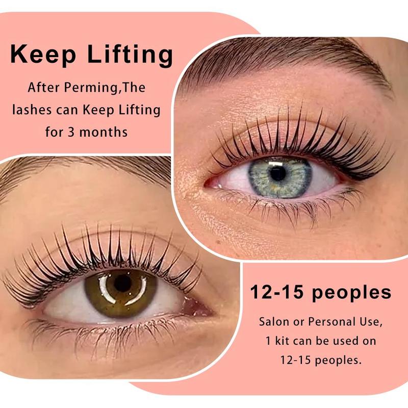 Eyelash Perming Kit, Eyelash Lift Kit, Long Lasting Eye Makeup Kit, Professional Eyelash Curling Tool for Salon