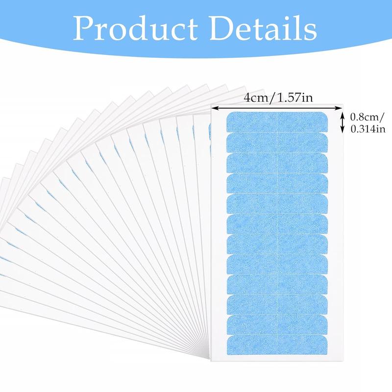 240 count Hair Extension Tape Tabs Double Sided Extension Tapes for Replacement Adhesive Tape in Tape Replacement for Hair Extensions Human Hair Tape Tabs For Wig Tape(Blue)