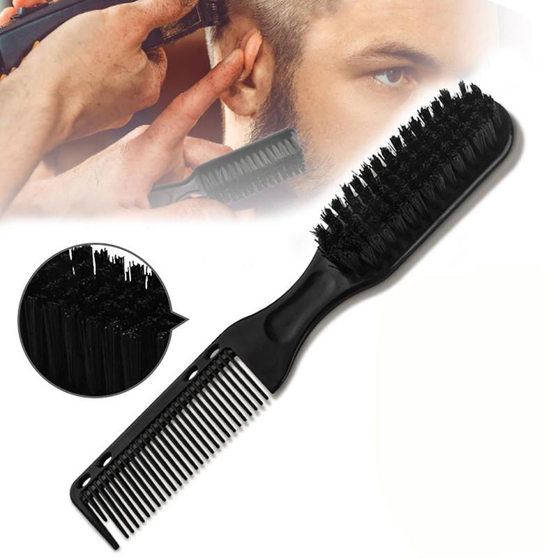 Double-sided Beard Brush for Men, Beard Styling Comb, Men's Beard and Mustache Grooming Brush, Hair Oil Brush for Barber, Comfort Hygiene Product, Christmas Gift