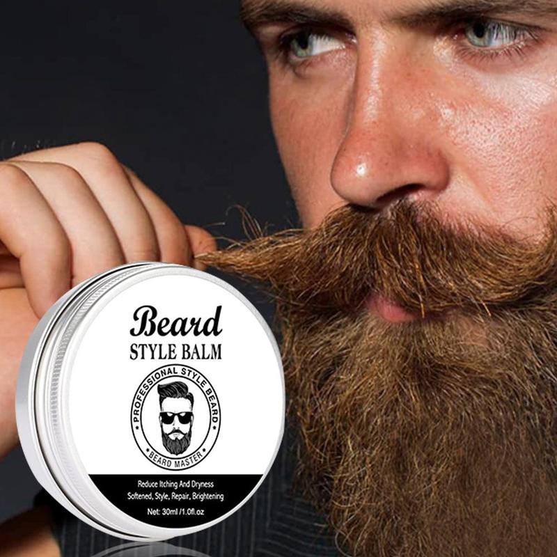 Beard Balm, Moisturizing Beard & Mustache Wax, Long Lasting Beard Styling Cream, Men's Hair Care Product for Daily