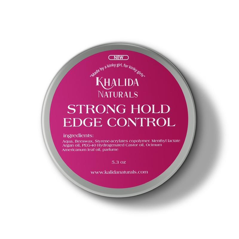 Strong Hold Edge Control for natural and relaxed hair. 4C Hair Approved, 24hrs hold Long Lasting| Gel| Haircare