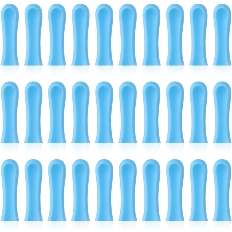 30pcs Ear Pick Heads for Dry Wet Ears Ear Cleaner Heads Earwax Cleaning Ear Pick Heads Earwax Removal Replacement Heads for Ear Cameras Silicone Soft Cleaning Reusable Caps for Earwax Removal Endoscopes Thanksgiving Gifts Christmas Gifts