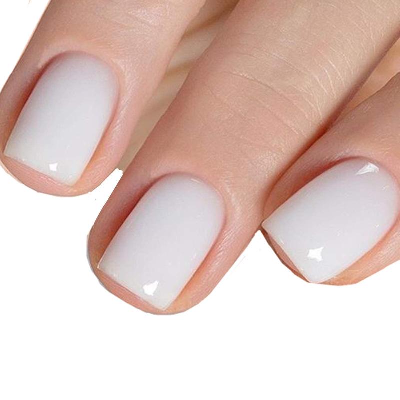 Milky White Nude Gel Nail Polish,Gel Nail Polish LED Nail Lamp Need Manicure Salon DIY Nail Art Design polygel