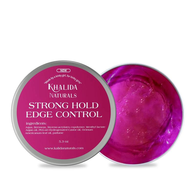 Strong Hold Edge Control for natural and relaxed hair. 4C Hair Approved, 24hrs hold Long Lasting| Gel| Haircare