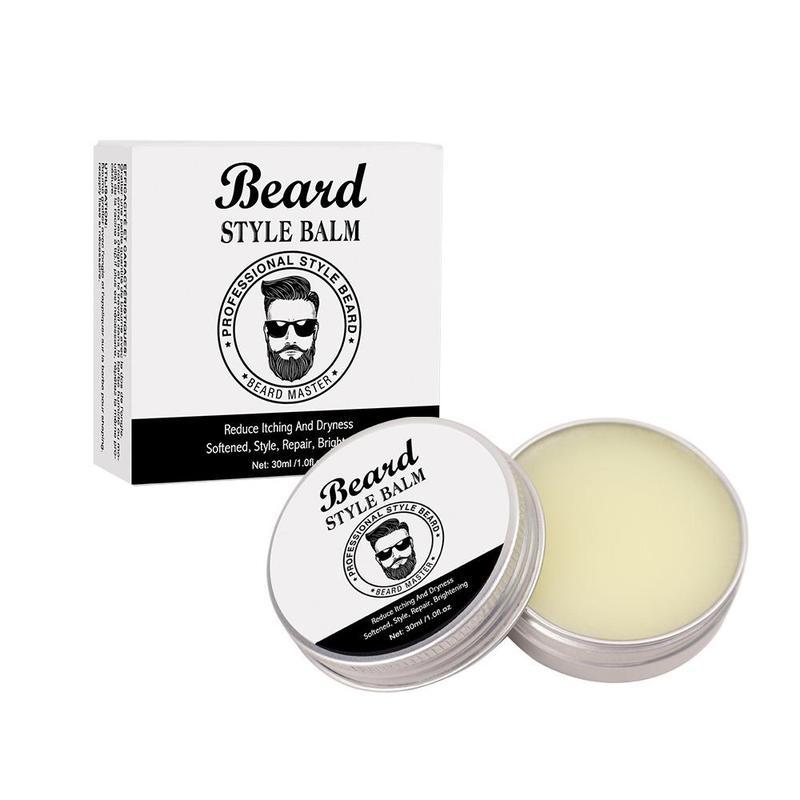 Beard Balm, Moisturizing Beard & Mustache Wax, Long Lasting Beard Styling Cream, Men's Hair Care Product for Daily