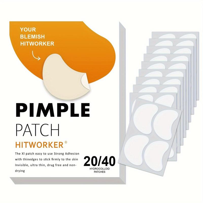 Hydrocolloid Acne Pimple Patch, 1 Set Invisible Zit Stickers for Nose and Face, Strong Adhesion Easy-to-peel Design, Acne Care Tool for All Skin Types