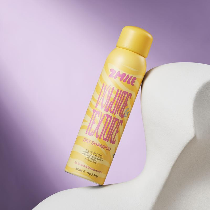 Zmile Dry Shampoo Spray: Instant Oil Control, Natural Fluffiness, Triple Particle Size Haircare - Comfort and Dryness