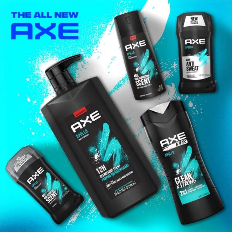 Axe Apollo Refreshing Daily Use Men's Body Wash, Sage and Cedarwood, 32 fl oz