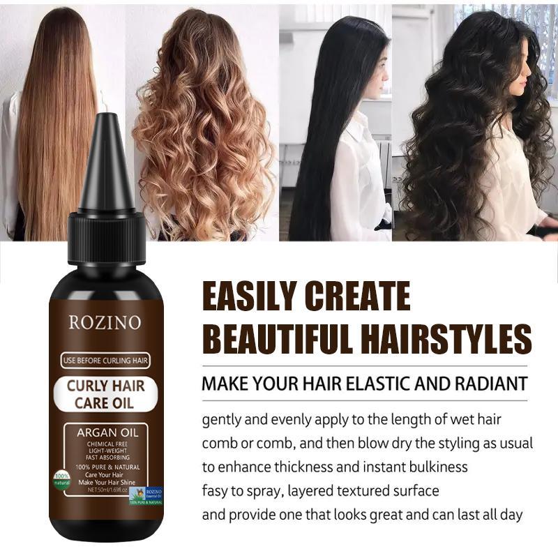 Curly Hair Care Oil, Comfort Organic Moroccan Argan Oils for Haircare, Hair Care & Styling Supplies for Women