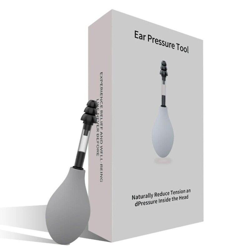 Ear decompression device naturally reduces the tension and pressure of headaches. A holiday gift for friends and family Silicone Gentle