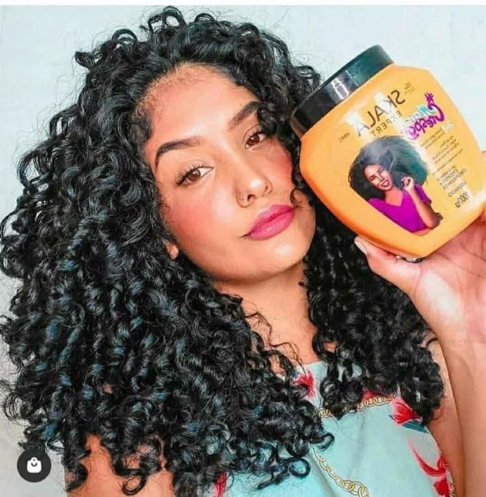 Skala Mais Crespos 2 in 1 Hair Treatment Conditioning Cream Curly and Super Hair Mask Conditioner Vegan Haircare Shampoo Cleanser